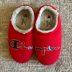 Fluffy champion cozy slippers